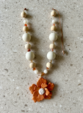 Desert Bloom Polymer Clay Necklace